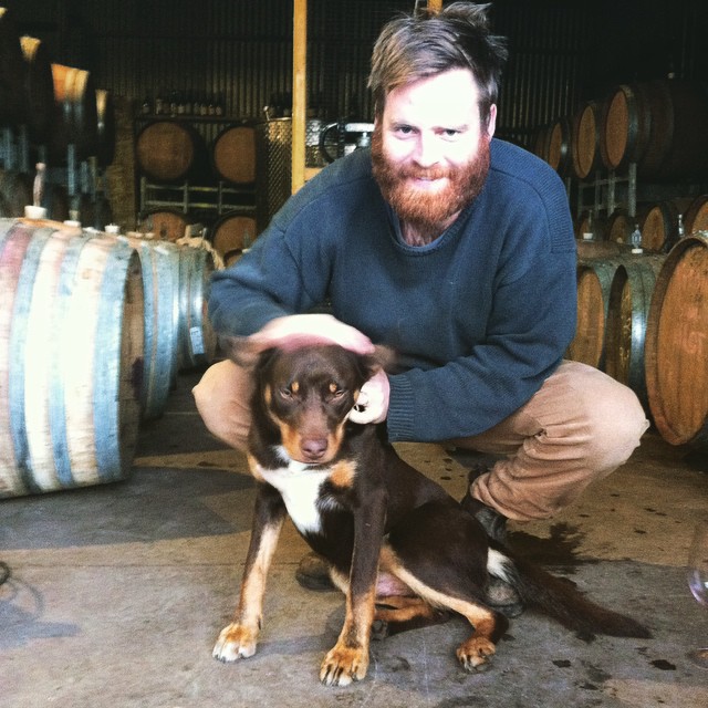 Gareth with dog Barry